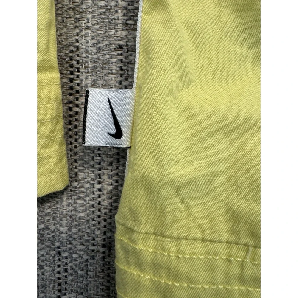 NIKE Size Small Jacket‎ Running Dry-Fit Wind Breaker Play Up Yellow White Black